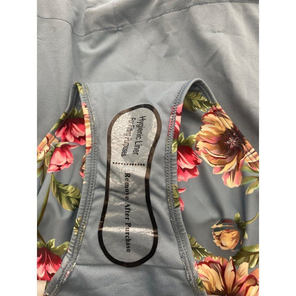 Vigoss Floral Halter One Piece Swimwear Size 1X NWOT - Picture 10 of 10